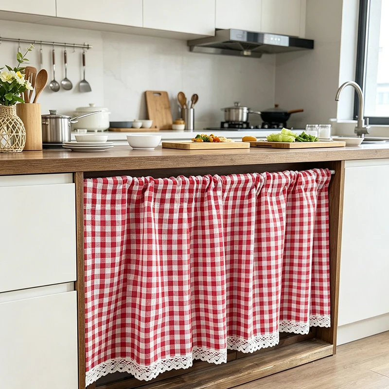 Lace Trim Tier Curtain Buffalo - огляд і ціна Commercial Kitchen Canopy