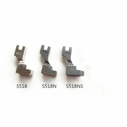 S518 S518N S518S S518NS 산업용 박음질 재봉틀 용 보이지 않는 지퍼 노루발 JUKI BROTHER 재봉 액세서리