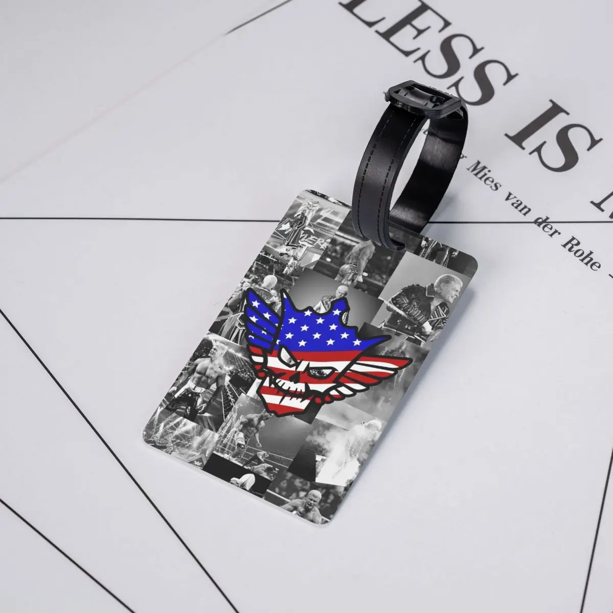 

Бирка для багажа In The Ring Cody Rhodes American Nightmare, для чемодана, дорожной сумки, идентификационная, с местом для имени и адреса