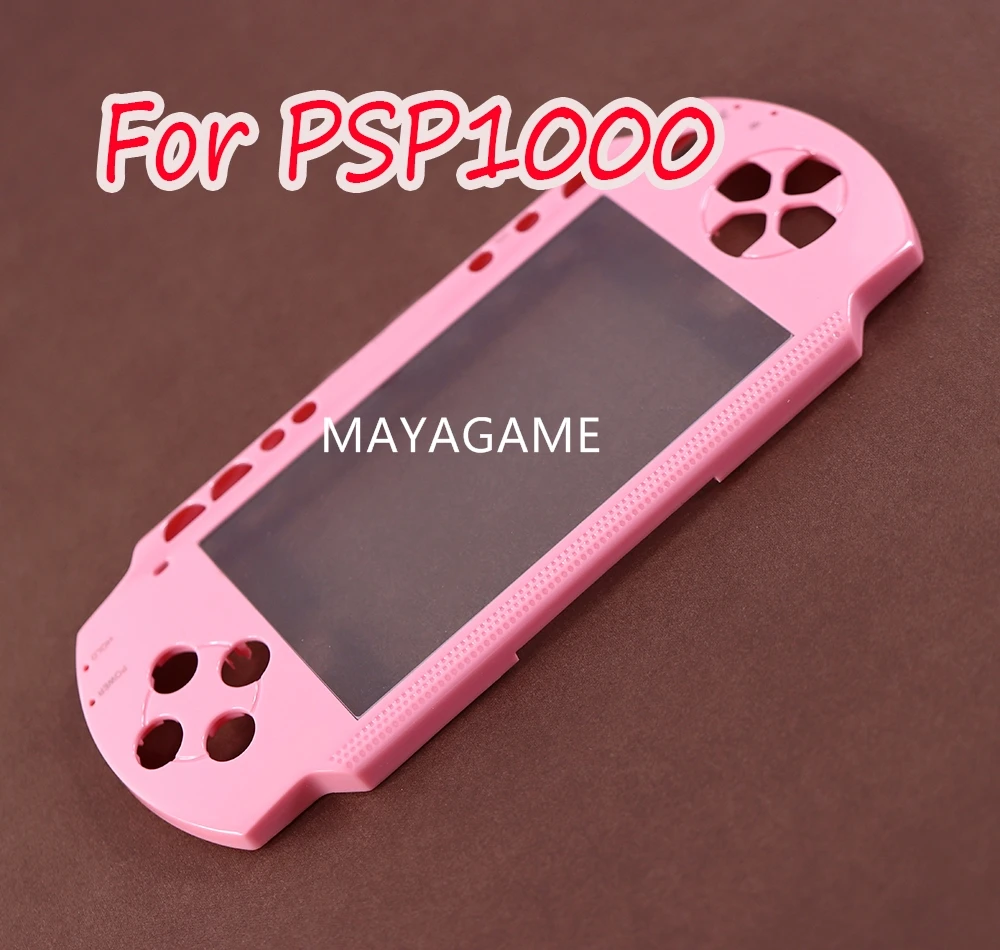 Riparare la parte anteriore nera della custodia della custodia del frontalino anteriore per Sony PSP 1000 PSP1000