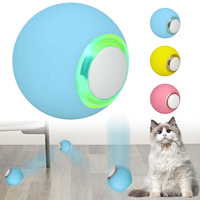 LED Electric Smart Cat Toys Dog Cat Ball Automatic Rolling Ball Pet Cat Interactive Toys For Cats Indoor Playing Cat Accessories