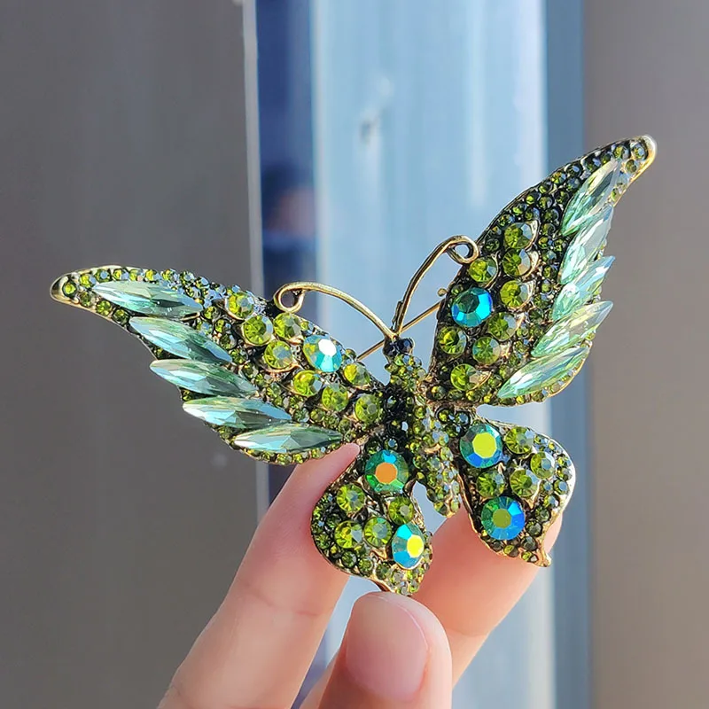 European And American Style Butterfly Brooch Alloy Pin Women\'s Clothing Corsage Animal Insect Scarf Buckle