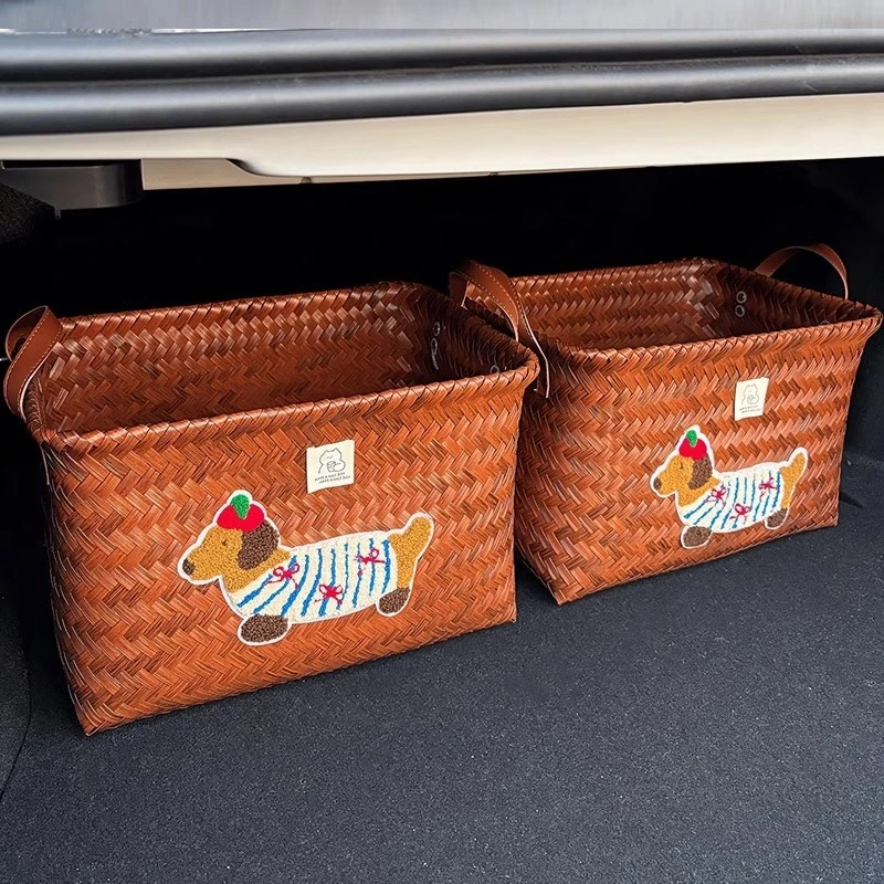 

Car trunk folding storage box, practical organizer for women, multifunctional storage tool, car storage box