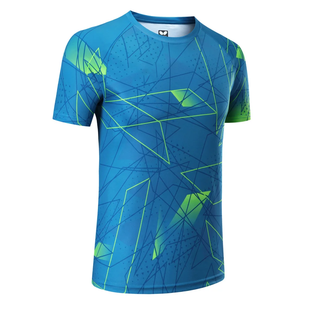 Herren Tischtennis T-Shirts Badminton Kleidung Frauen Kurzarm Badminton Shirt Wettbewerb Training Kleidung schnell trocknen T-Shirt