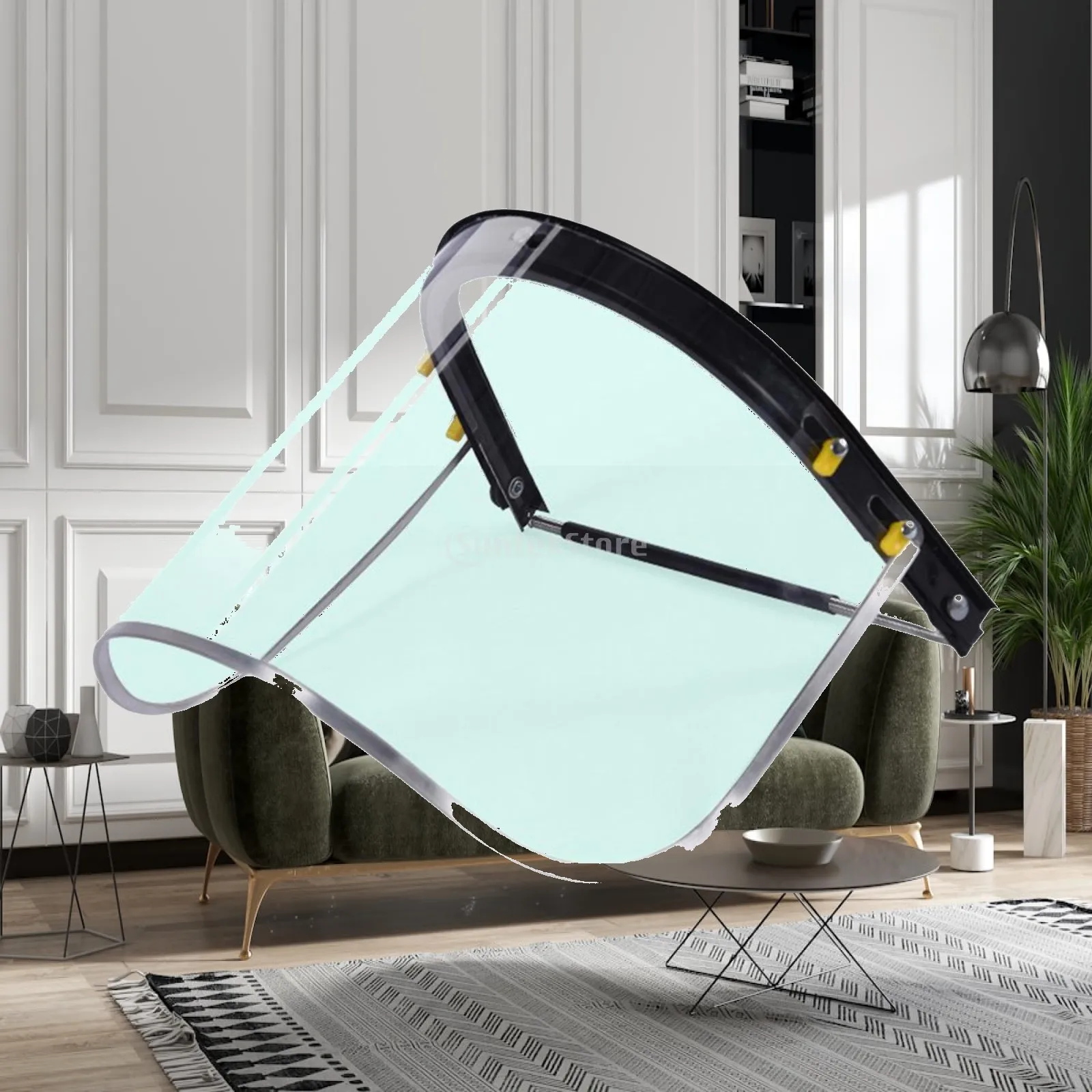 Face Shield Mask Adults Protective Full Face Shield 180° Flipped Dustproof Protector Face Guard for Weeding Welding Work