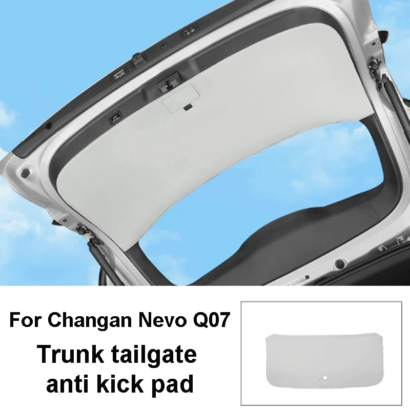 

For Changan Nevo Q07 2025 2026 Car Rear Trunk Door Protection Sticker Door Panel Anti Kick Pad Interior Accessories