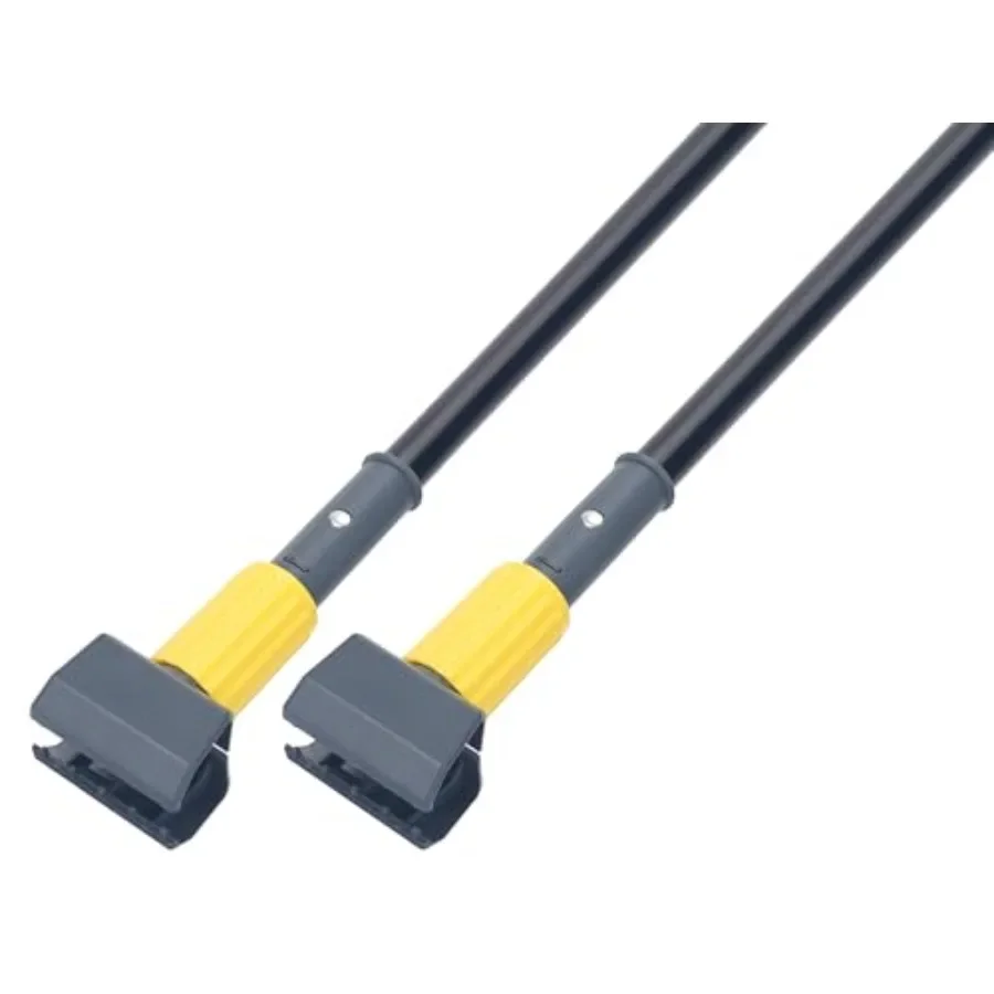 

Metal Mop Handle Commercial Heavy Duty, 58" Industrial Mop Stick with Jaw Clamp, Wet Gripper Mops Head Replacement Holder for F