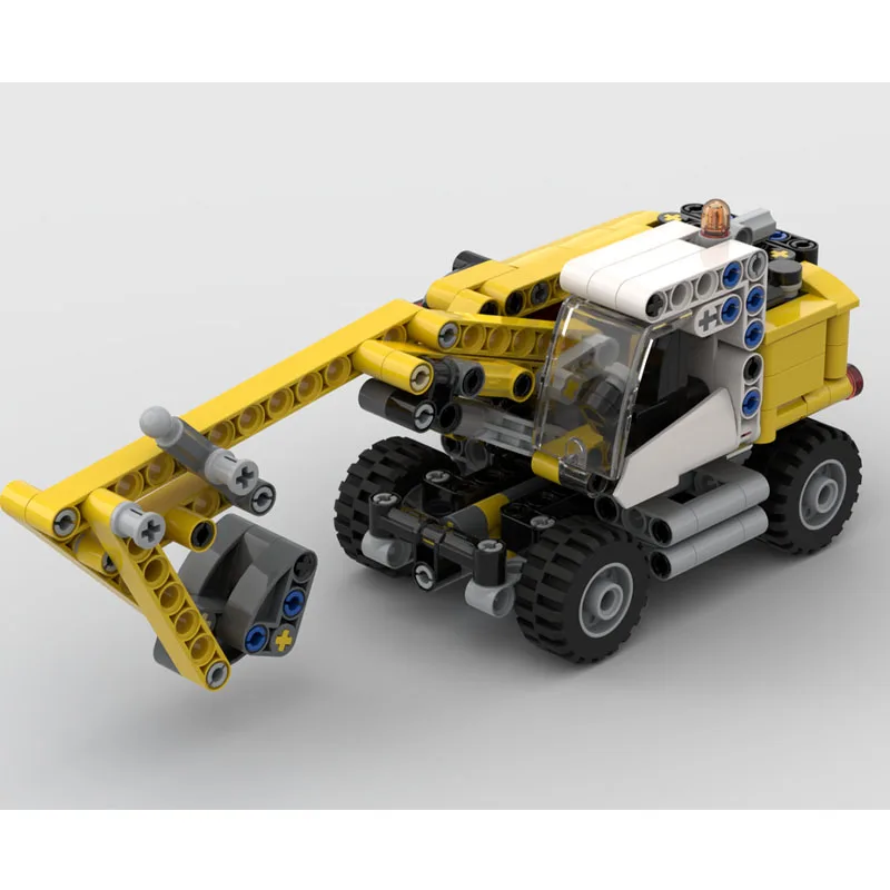 City Farm MOC-243422 Agricultural Forest Soil Mini Excavator Model 305 Pieces Birthday Christmas Building Block Toy Gift