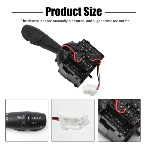 Imagen 2 del producto Para Dacia Dokker Express Duster Furgonato Lodgy Logan II Renault Clio IV logan indicador de señal de giro interruptor de faro 8201167981