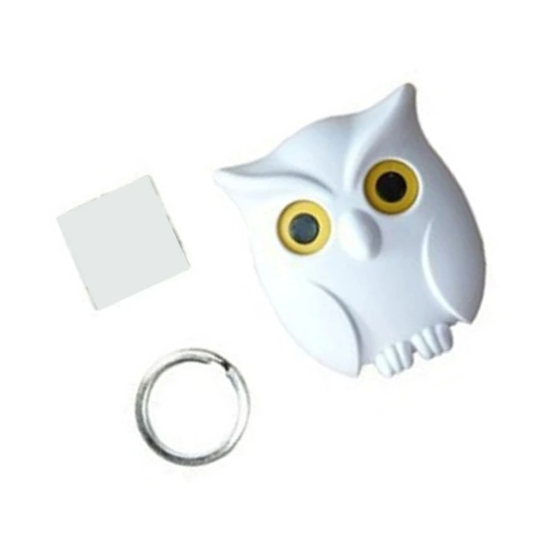 Key Hook Convenient Owl Shaped Keyring Rack Storage Solution Self Adhesive Towel Rack Home Decorations