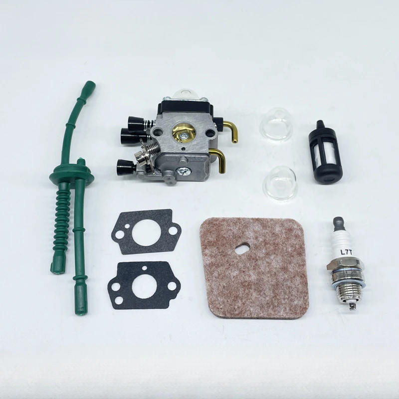 لأجزاء جزازة العشب FS55 38 45 46 المكربن إسفنجة مرشحة الهواء أنبوب الوقود KM55 فقاعة الزيت Lll #1