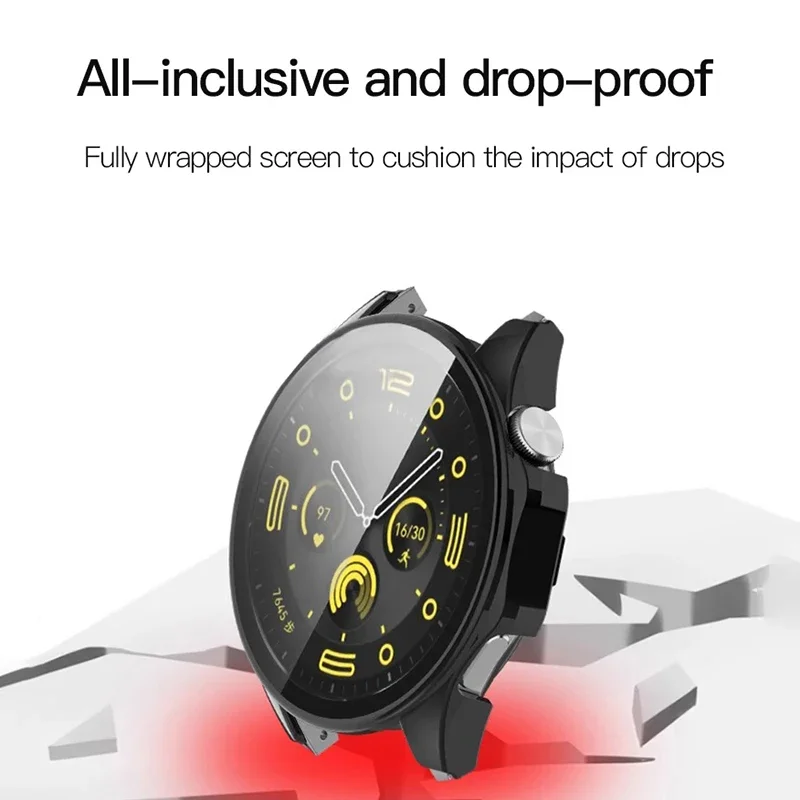 Tempered Glass+Cover For Huawei Watch GT4 41mm Case SmartWatch Accessorie Screen Protector huawei gt 4 46mm Bumper for women men