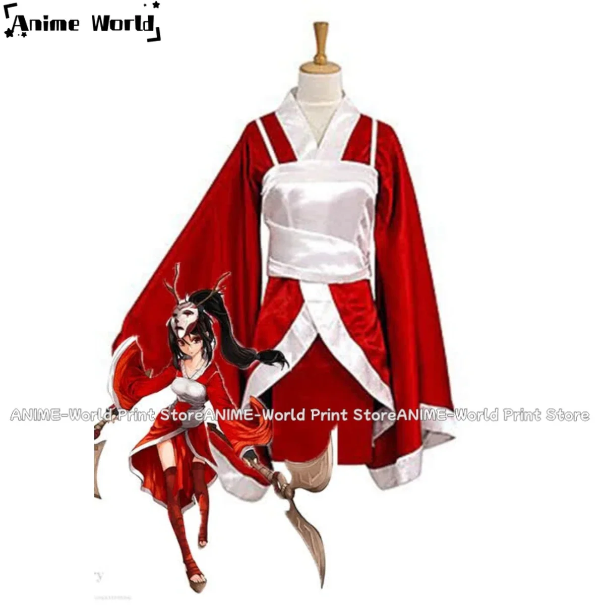 

《Custom Size》Blood Moon Akali Cosplay Costumes
