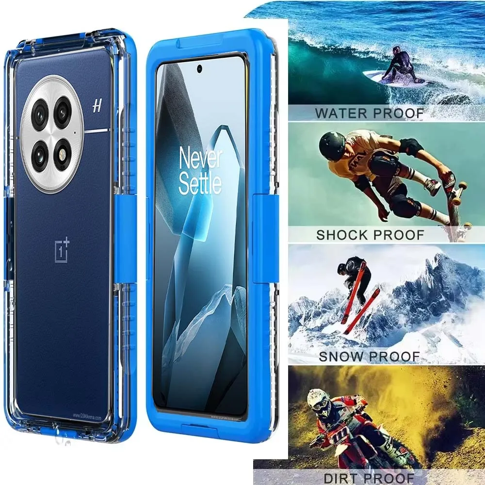 UnIversal Waterproof Phone Case for OnePlus Ace 5 Pro 13 Shockproof Pouch Transparent Full Coverage Protective Bumper