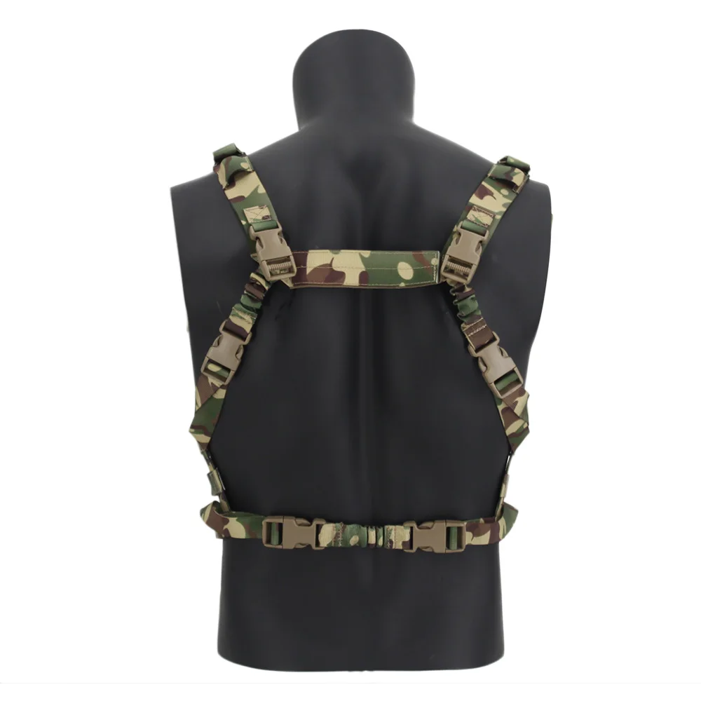 Lighweight Tactical Vest Airsoft Chest Rig Vest Molle System Hunting Combat Vest With Gun Sling