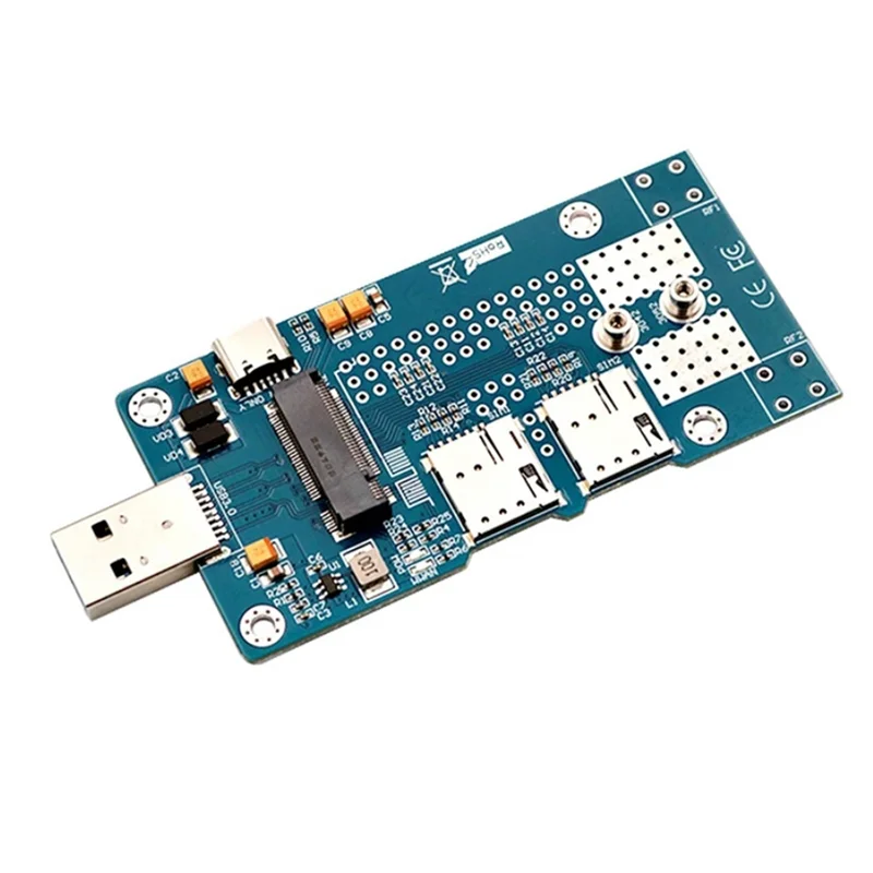 

Well Made-NGFF(M.2) To USB 3.0 Adapter With Dual NANO SIM Card Support 3G/4G/5G/LTE Module Suitable For Desktop Computers Easy I