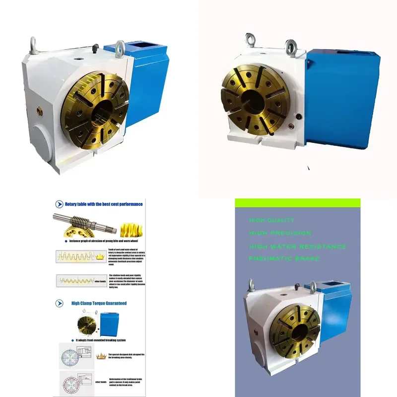 4-Axis NC Index Rotary Table AR210R for CNC Universal Milling Machine