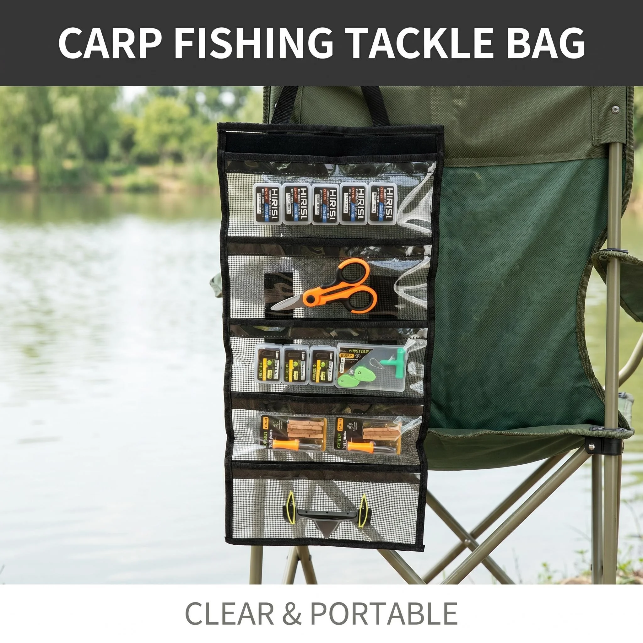 Hirisi PVC Lure Tote Bag Folda - Fishing Kit Compact recension och pris