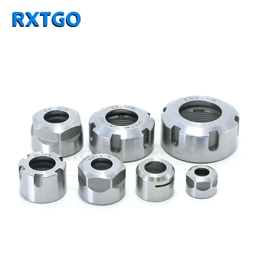 ER Nut Collet Nut ER8 ER11 ER16 ER20 ER25 ER32 A M UM NUT Nut ER Nut for ER Collet and Tool Holder Bracket Tool Extension Rod