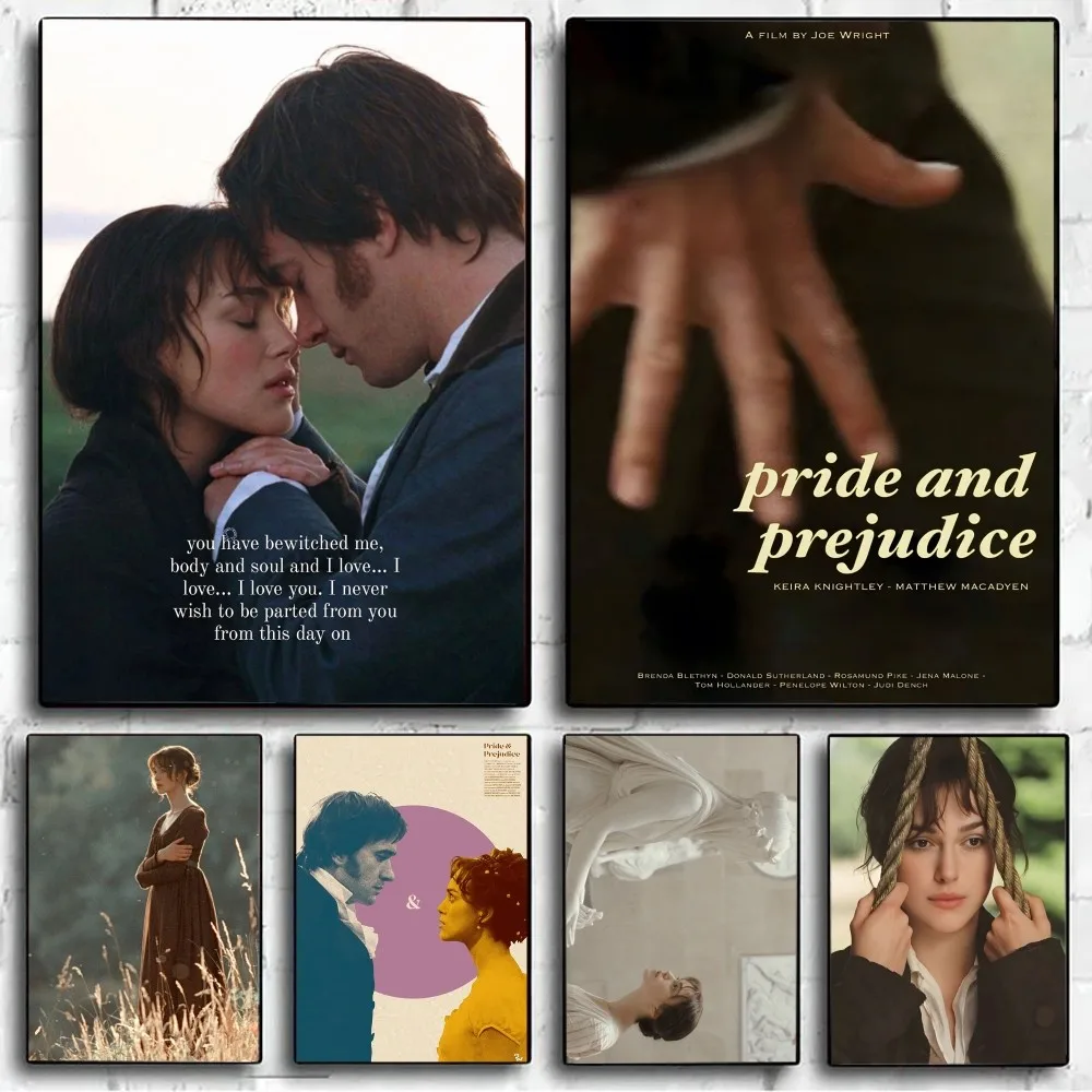 Pride & Prejudice Retro Poster DIY Poster Kraft Paper Vintage Poster Wall Art Painting Study Stickers Big Szie Wall Painting