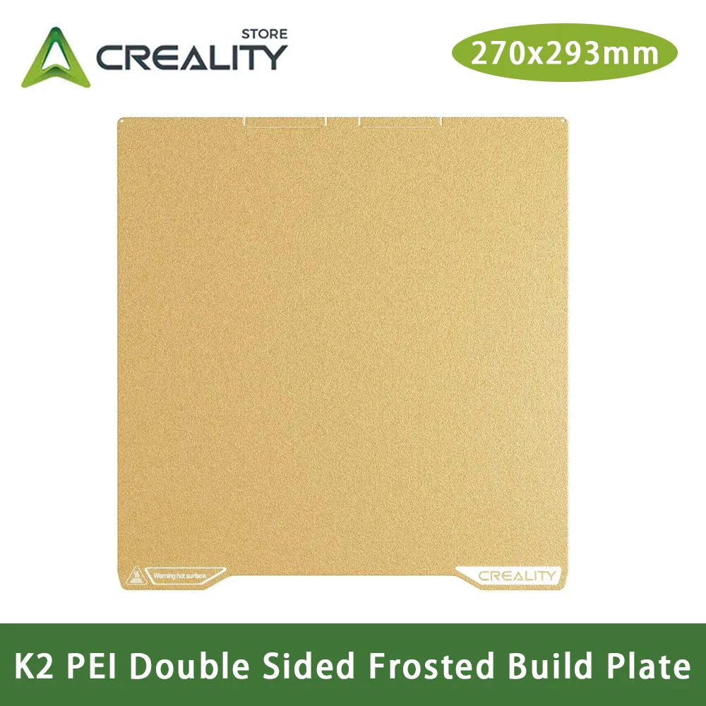 

Creality K2 PEI двухсторонняя матовая рабочая пластина 270x293 мм отличная термостойкость высокопрочные аксессуары для 3D-принтеров