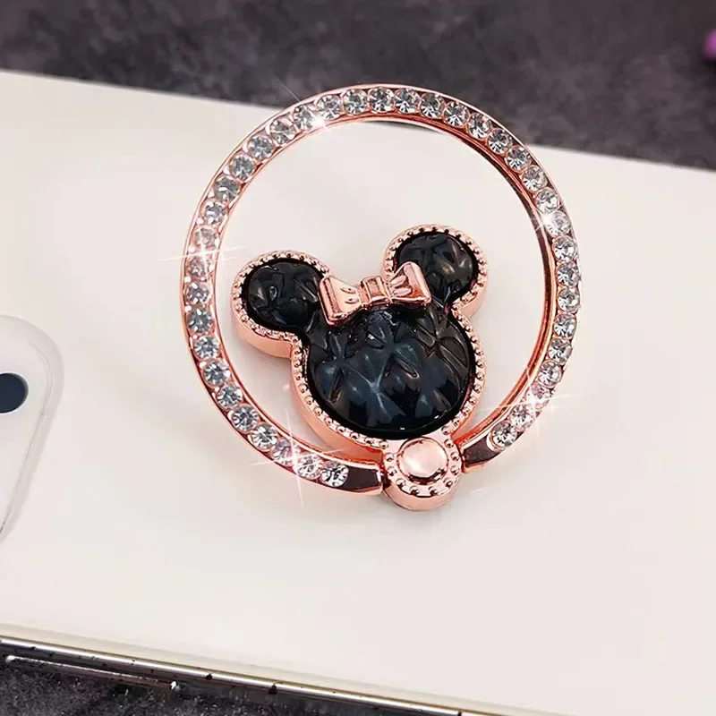 Creatieve Decoratie Mode Metaal Ingelegd Diamant 360 ° Rotatie Multi-Functionele Luie Telefoonhouder