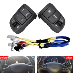 Multifunction Steering Wheel Audio Cruise Control Buttons For KIA Sportage 2011-2016(except 2015) With Backlight Bluetooth Wire
