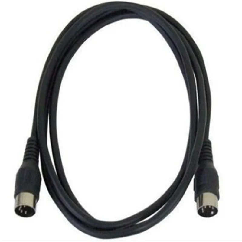 Excellent-MIDI Extension Cable 5 Pin Male To Male High Quality MIDI Extension Cable For Electric Piano Guitar Instrument 1M