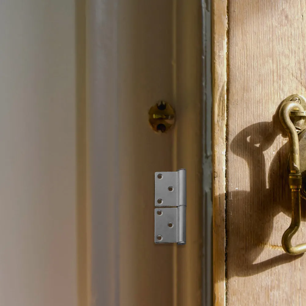 1Pair Strong Off Hinges Portable Detachable Flag Shaped Hinges for Household Doors Windows Shoe Cabinets Wardrobes