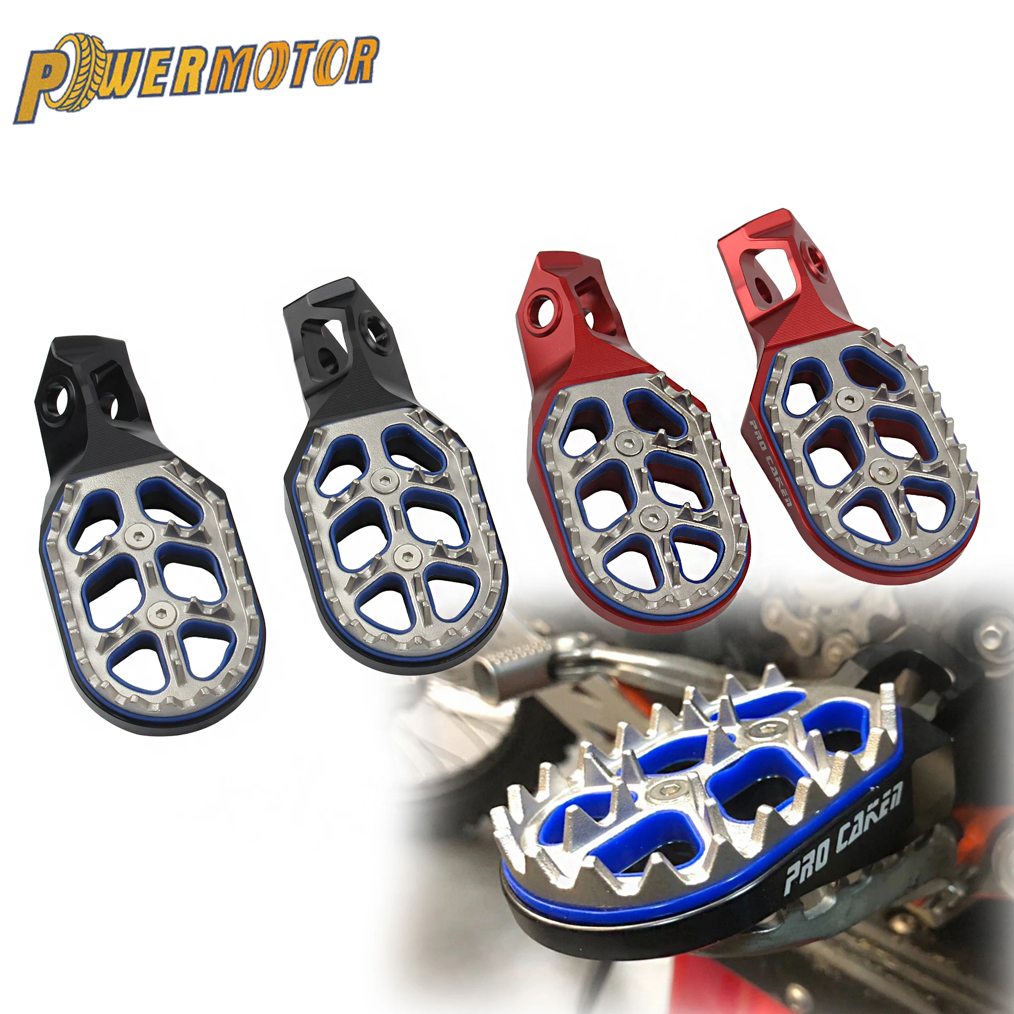 

2023-2024 Dirt Bike Foot Pegs Motorcycle Footpegs Pedals For KTM EXC EXCF XCW SX SXF XC XCF TC FC 125 150 300 350 450 500