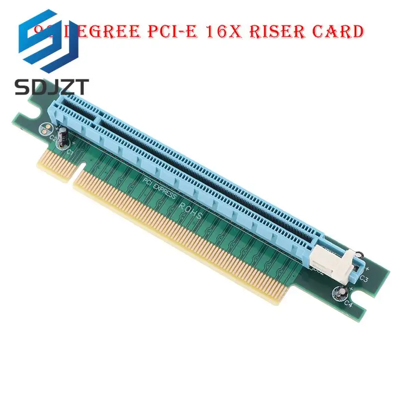 PCI-E 16X Riser Card, Extensor de Ângulo Direito, Protetor para Servidor 1U, 90 Graus, Pci-Express