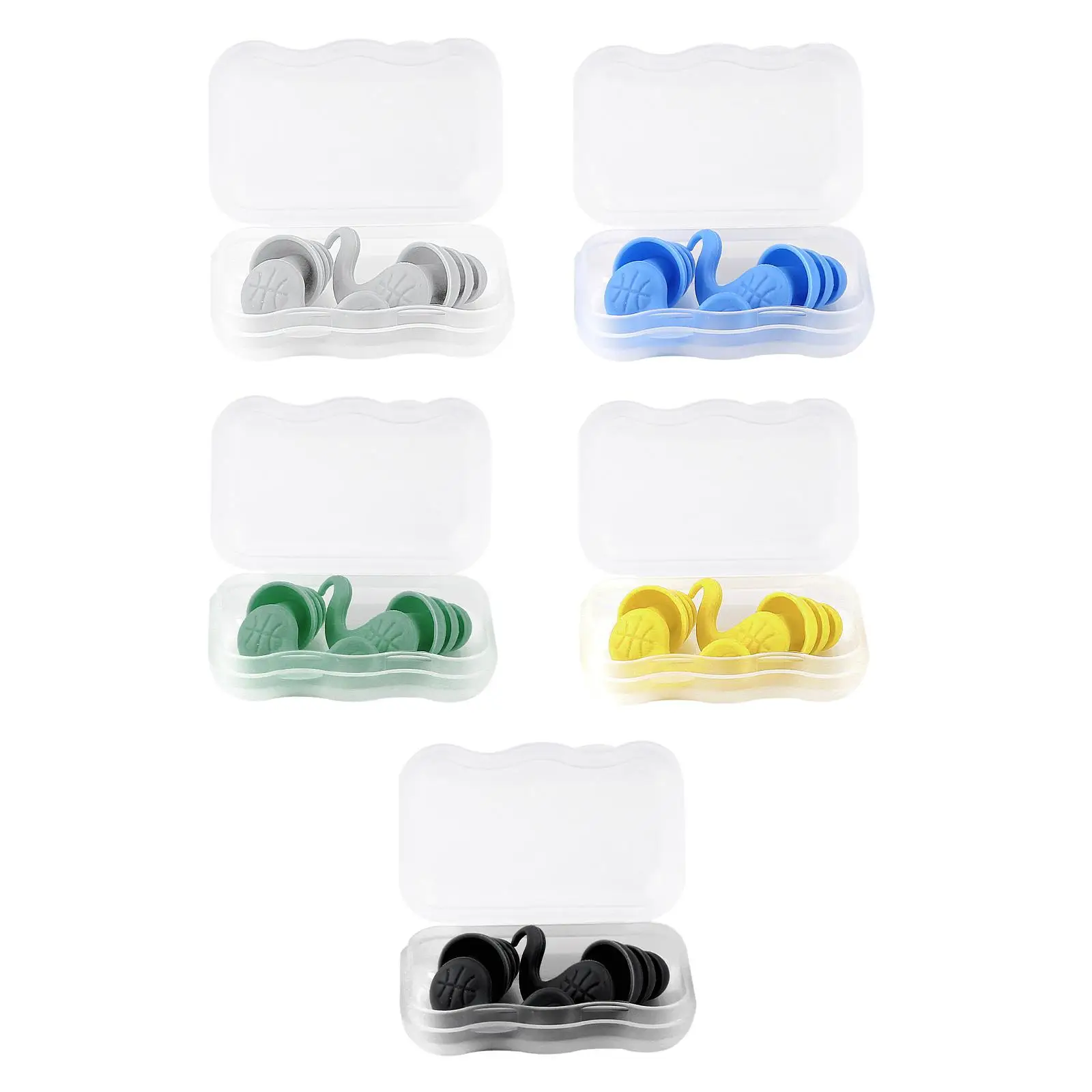Swim Earplugs Prevent Swimmer's Silicone for Diving Pool Surfing
