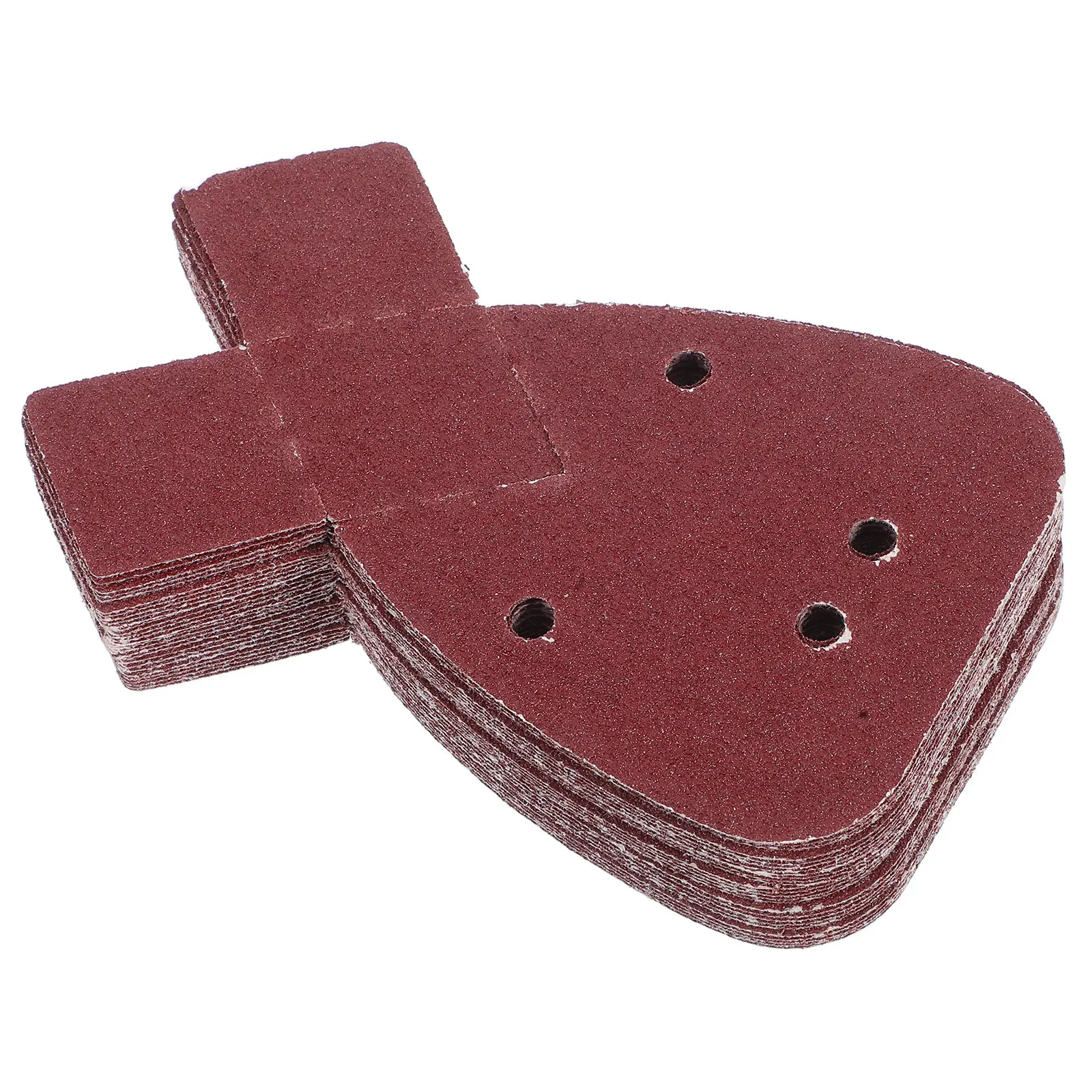 Detail Sander Corner - 30枚入りウサギ型サンディングパッド、自己粘着式ディテールサンドペーパーシート、三角形グリットサンダーシート、コーナー研磨用パームタイプ