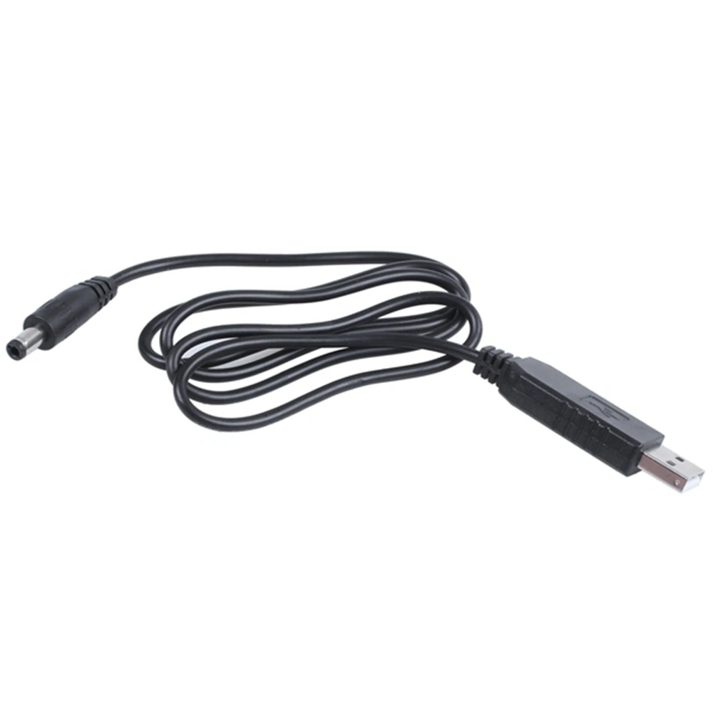 Konwerter modułu 5V na DC 12V 2,1 mm x 5,5 mm Złącze męskie DC Barrel Jack Wtyczka kabla zasilającego, kabel USB na DC -1M