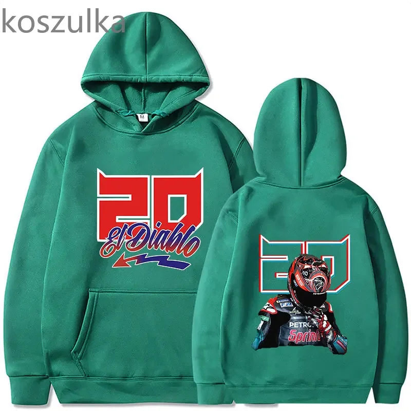 Kawaii Clothing Aesthetic Fabio Quartararo Hoodie 2022 Cute Pink Tops Moto Sweatshirt Women Cartoon Print Unisex Warm Streetwear