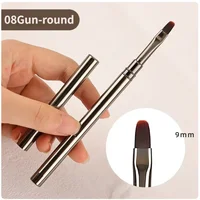 Stylo de photothérapie pour colle à ongles, brosse pour Gel UV, acrylique, peinture pour Nail Art, dessin, brosse de manucure professionnelle, outil 1