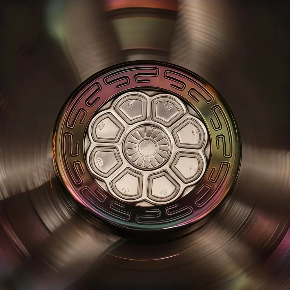 CHIMAGO EDC Jing Lun Open Nail Gyro Zirconium Colorful Fidget Spinner Fidget Toys Adults Original Spinner Designs