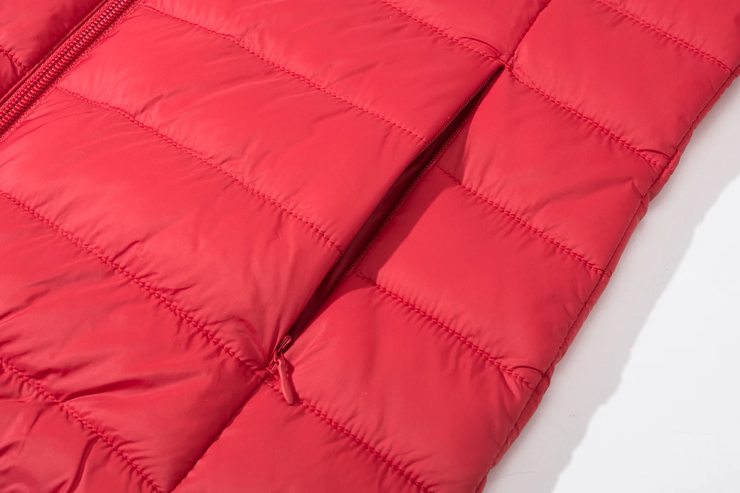 TACVASEN Winter Quilted Puffer Jackets Womens Lightweight Stand Collar Full Zip Up Down Coat Windproof 4 Pockets Thermal Outwear
