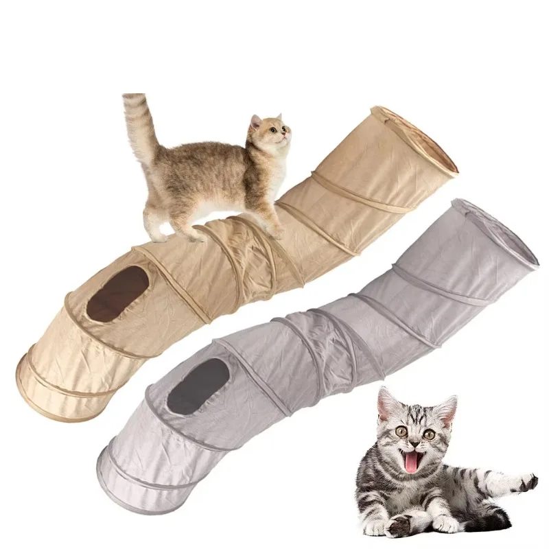 

10pcs Pet Cat Play Toys S-shaped Cat Tunnel Collapsible Pet Cat Tunnel Bed Tube Customize Wholesale
