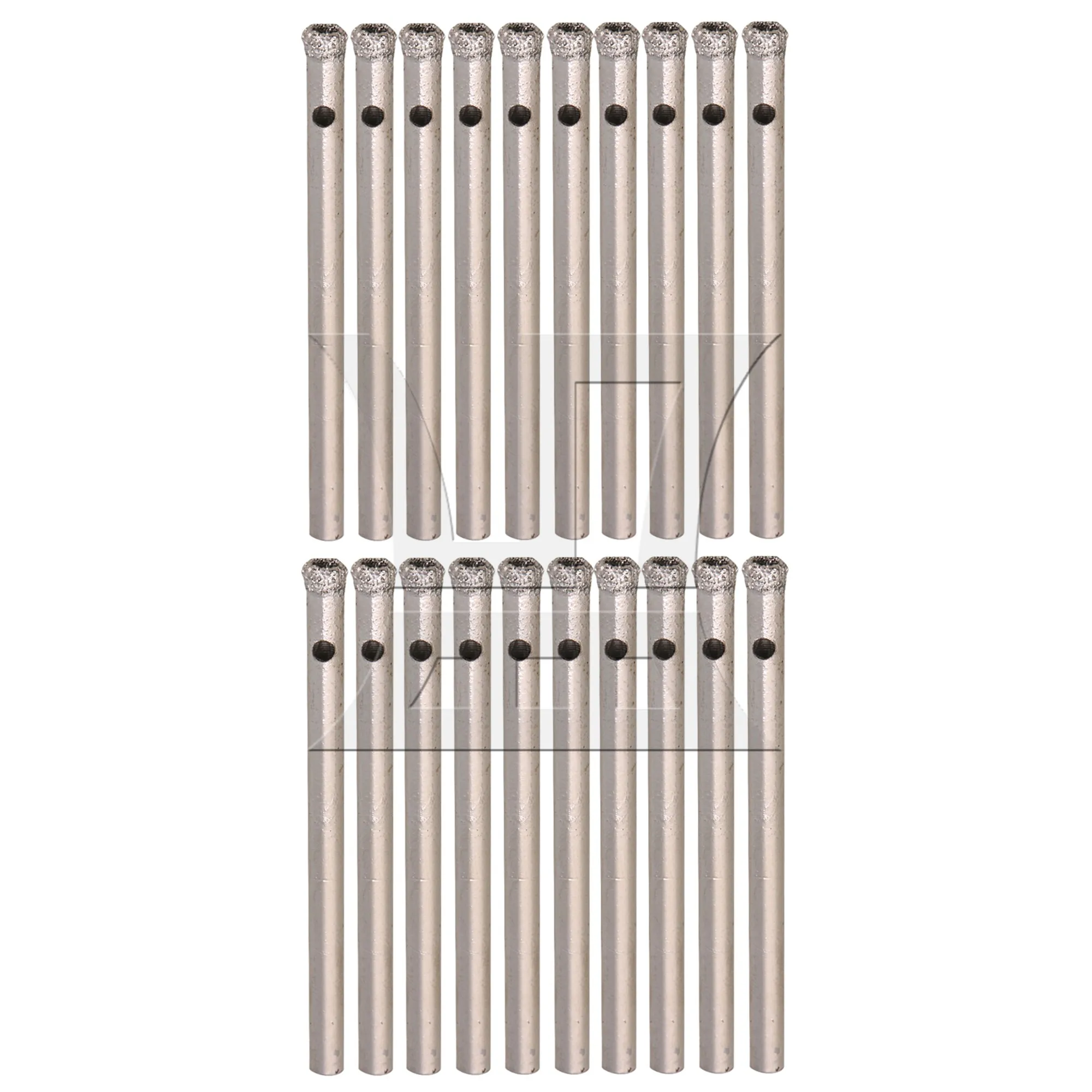 

CNBTR 20 Pcs Drill Glass Ceramic Hole for Artificial Stone Drilling 0.4cm OD