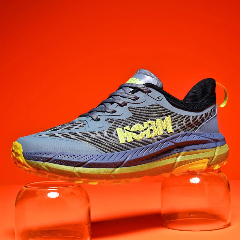 

Men's Running Shoes Breathable Cushioning Couple Outdoor Jogging Non-Slip Sneakers Mesh Off-road Shoes Luxury shoes Trainer Race