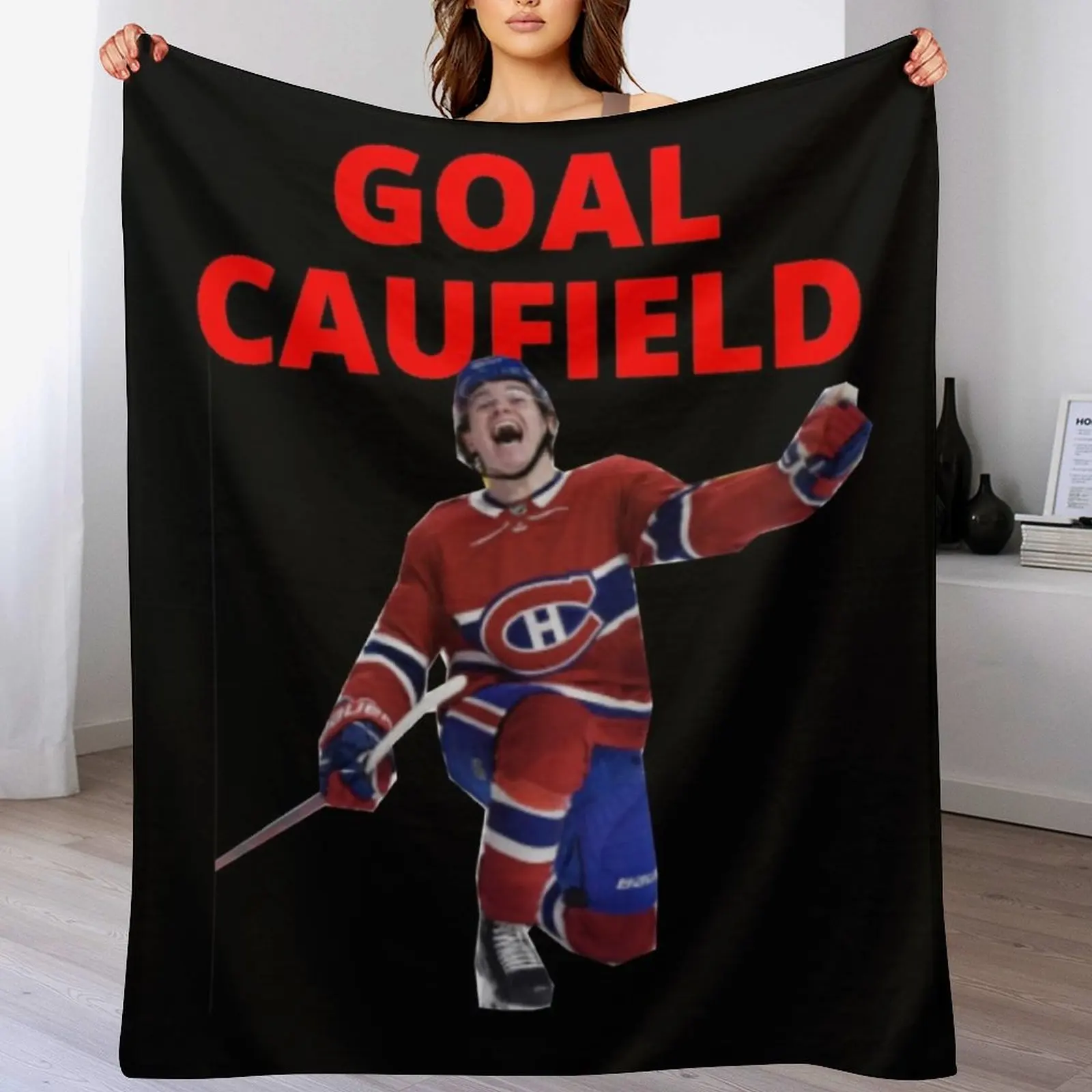 

GOAL CAUFIELD Throw Blanket Fuzzy Plush Throw Blanket for Sofa Chair