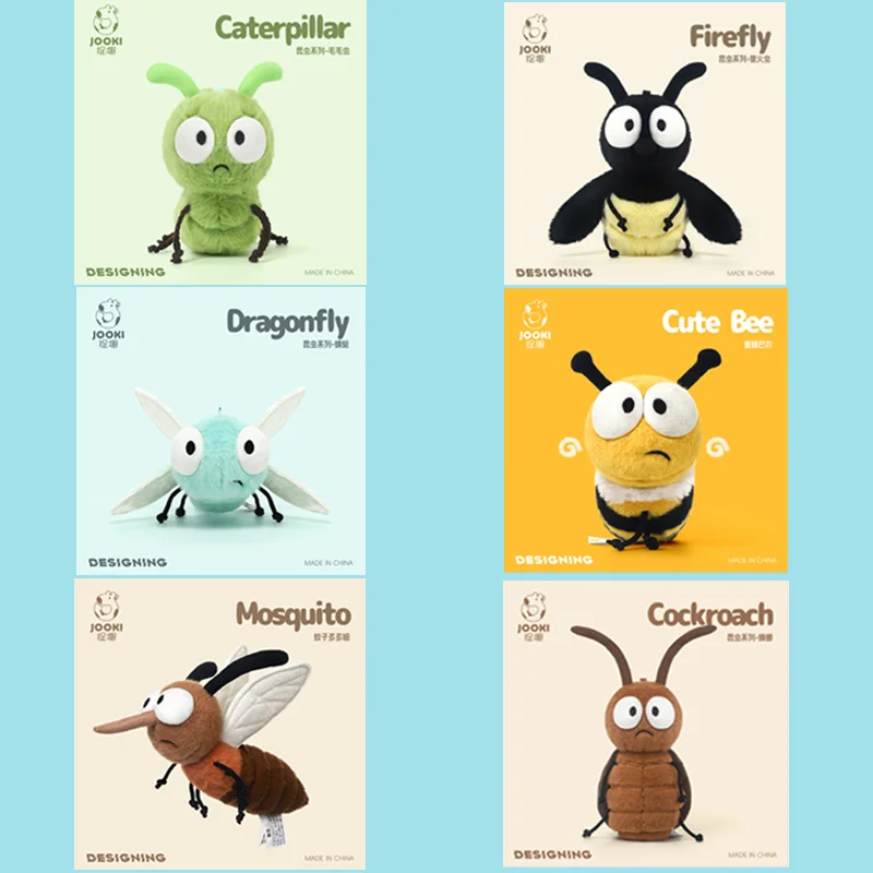 

Insect Series Plush Toy Dragonfly Cute Interesting Realistic Multiple Styles Bee Cockroach Firefly Decorative Boys Girls Gifts