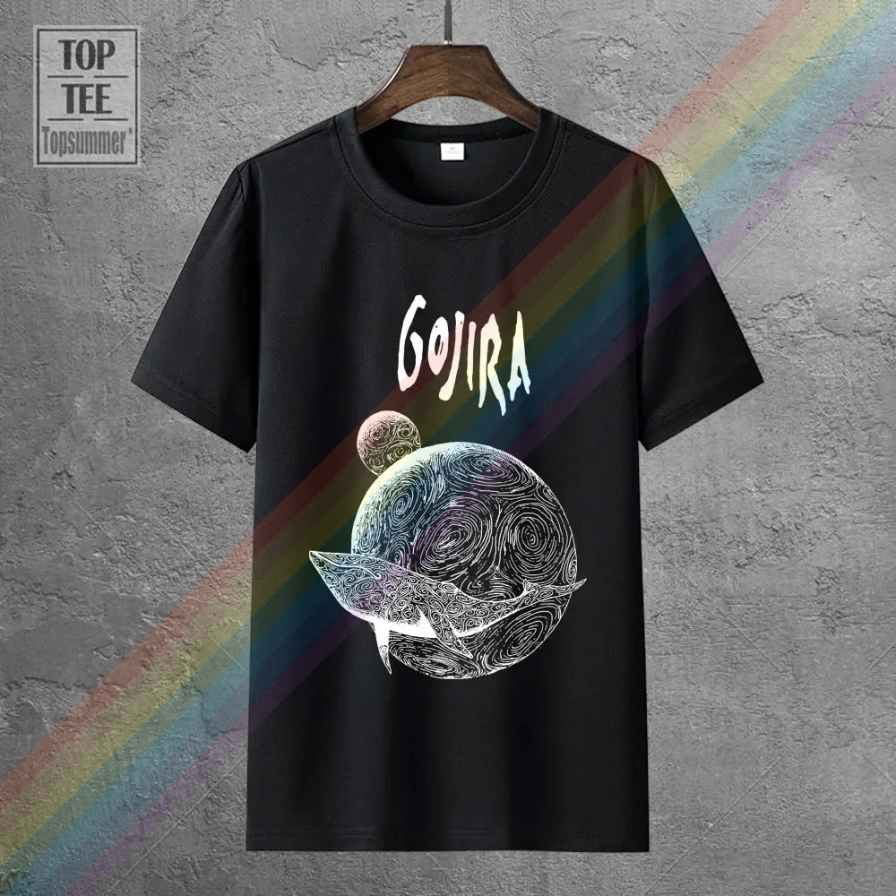 Gojira Flying Whale T Shirt Large Short Sleeves Fashion T Shirt Drop Shipping