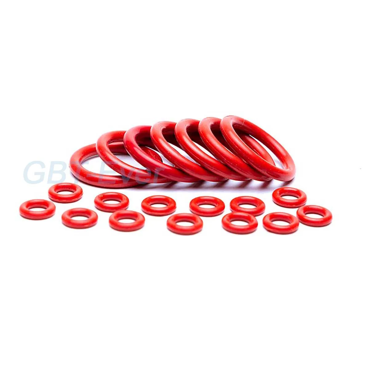 20Pcs VMQ Red/White Silicone O-Ring Gasket CS 5mm OD 46mm Silicon O Ring Washer Food Grade Sealing Ring Waterproof & Insulated