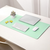 Two-sided Portable Large Mouse Pad Gamer Waterproof PU Leather Suede Desk Mat Computer Mousepad Keyboard Table Cover for Dota