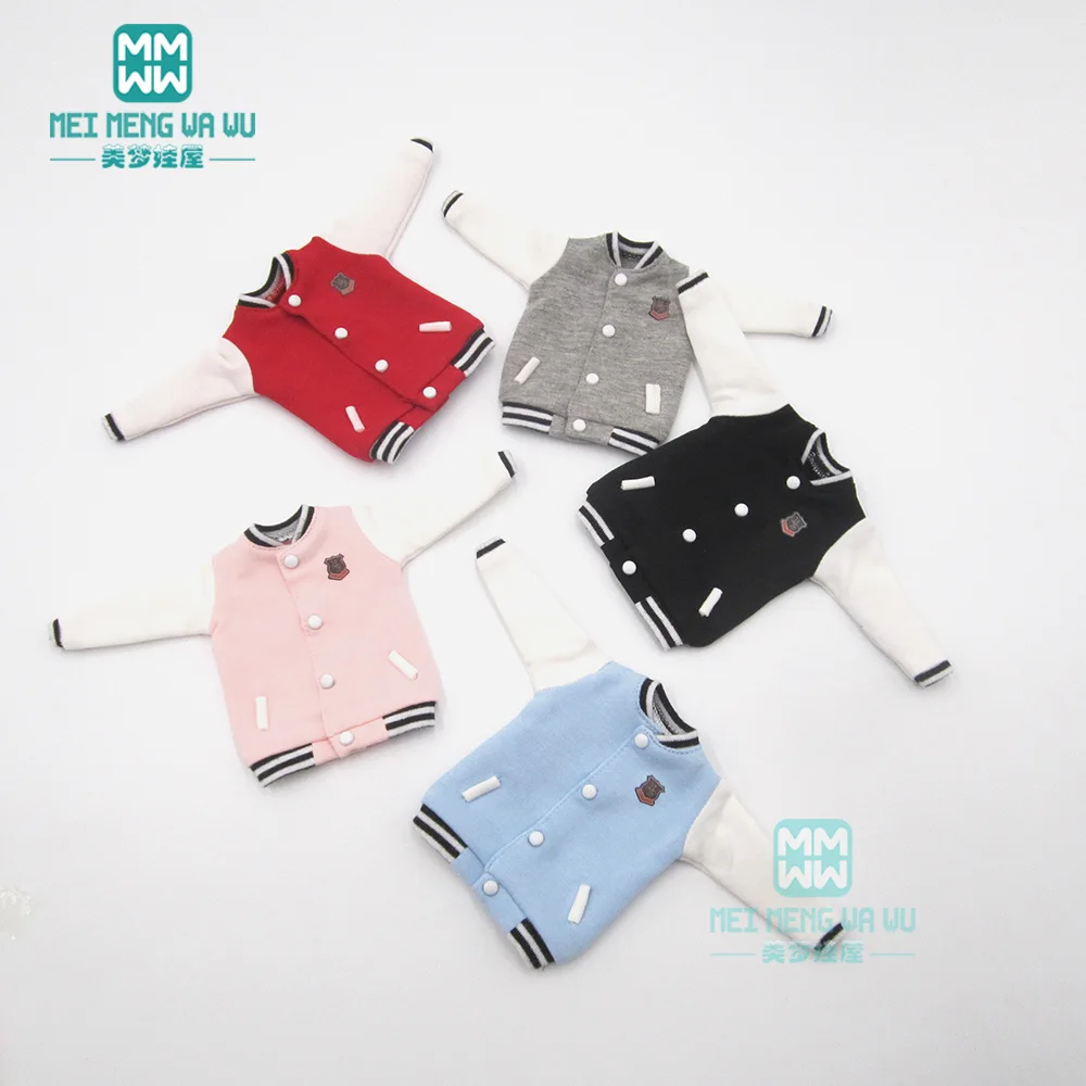 

1PCS Blyth Doll Clothes Black and white striped T-shirt, jacket, sweatpants for Blyth , Azone, obitsu, FR 1/6 doll