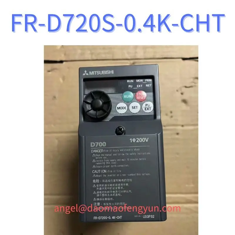 

FR-D720S-0.4K-CHT Used Inverter 0.4Kw 220V Test Function OK