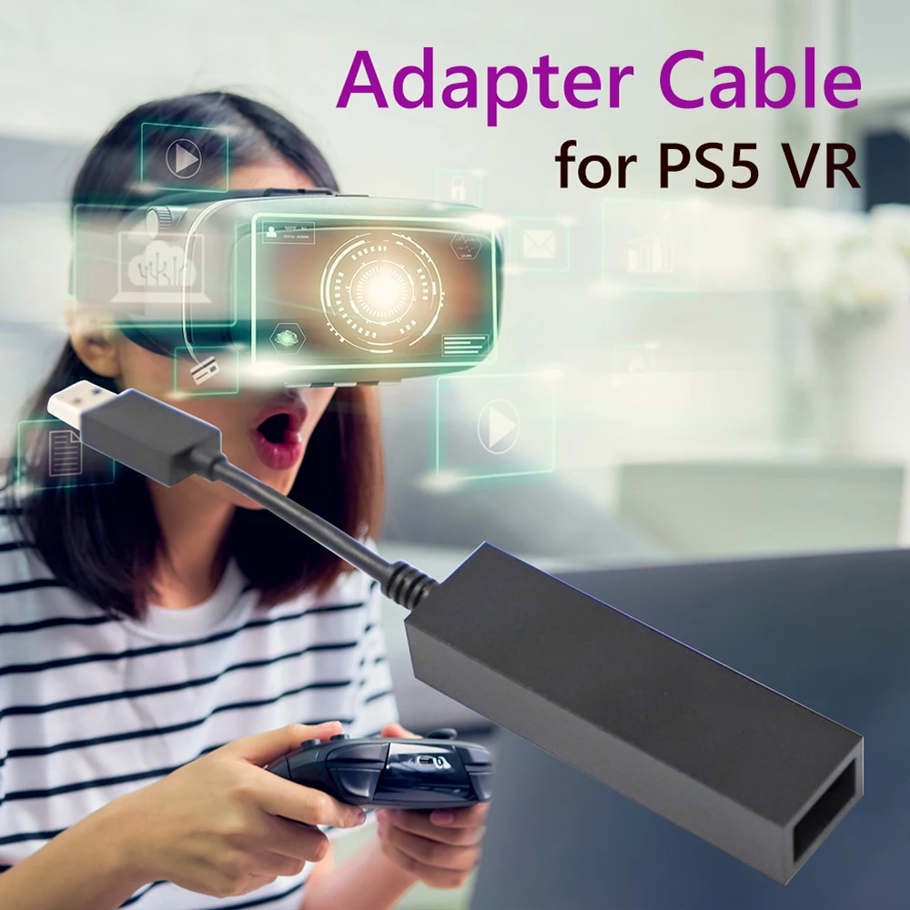 1 قطعة ل PS5 VR كابل محول USB3.0 AL-P5033 ل بلاي ستيشن 5 لعبة وحدة التحكم كاميرا صغيرة موصل متعة اللعب أجزاء محول كابل