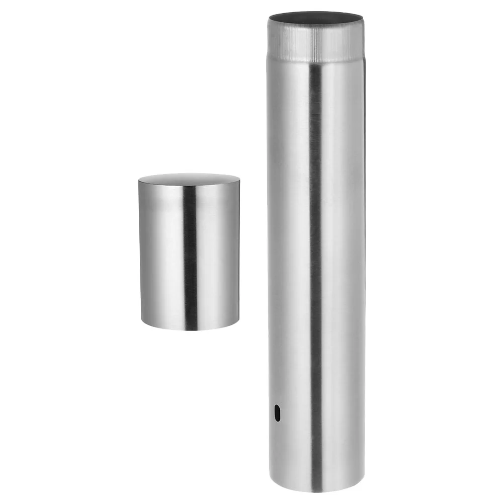 Storage Tube Cylinder Box Office Clasp Chrome Stainless Steel Certificate Holder